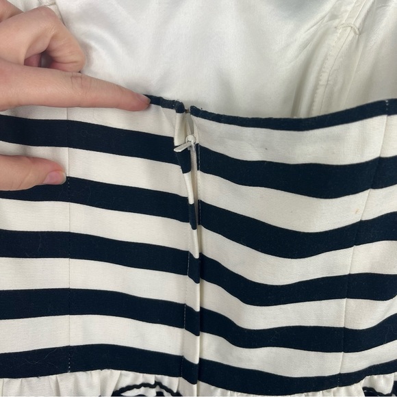 Lilly Pulitzer Payton Navy & White Striped Strapless Dress in Swizzle Stripe 6 - Picture 6 of 10